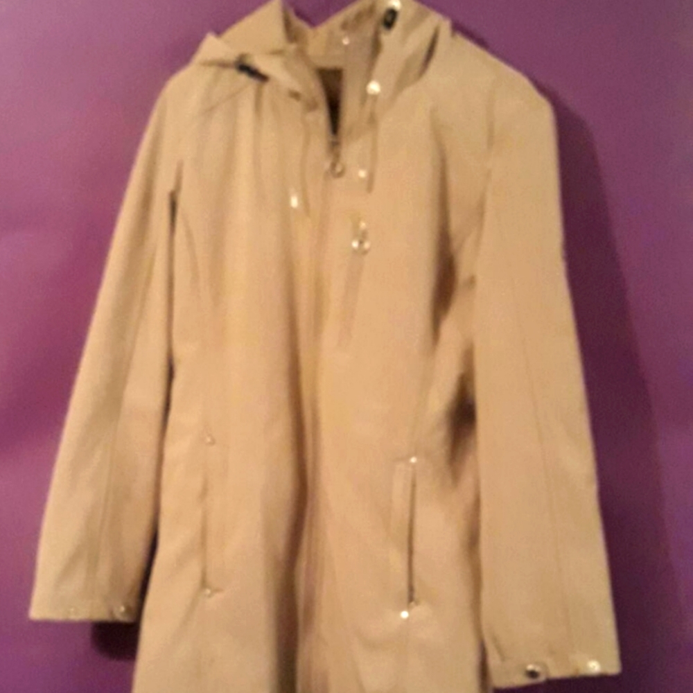 Women's LARGE Calvin Klein coat with hood